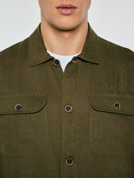 Pánska ľanová košeľa WORKELIN 303